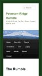 Mobile Screenshot of petersonridgerumble.com